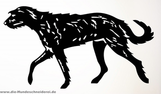 Irish Wolfhound laufend