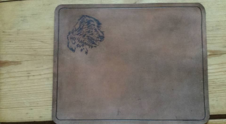 Tolles Mousepad aus echtem Leder